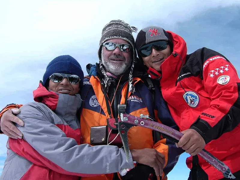 Our tour guide Tseten together Image