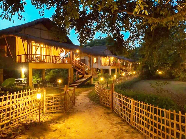 Comfort in a stylish lodge in Kaziranga National Park Image