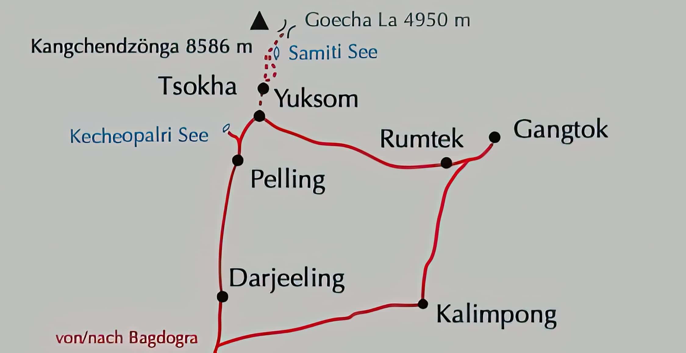 sikkim.ch | Nordostinidien und Sikkim Reisen - Bild zu Sikkim - Goechela trekking