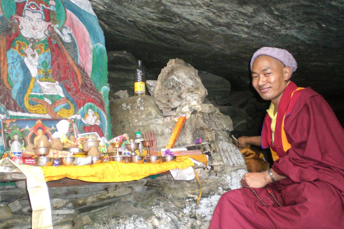 sikkim.ch | Nordostinidien und Sikkim Reisen - Bild zu Sikkim heilige Höhlen Trekking- und Wanderreise
