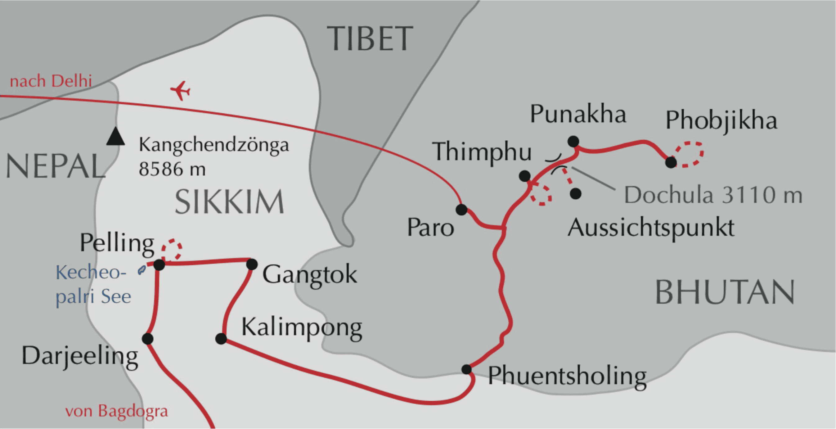 sikkim.ch | Nordostinidien und Sikkim Reisen - Bild zu Darjeeling, Sikkim and Bhutan