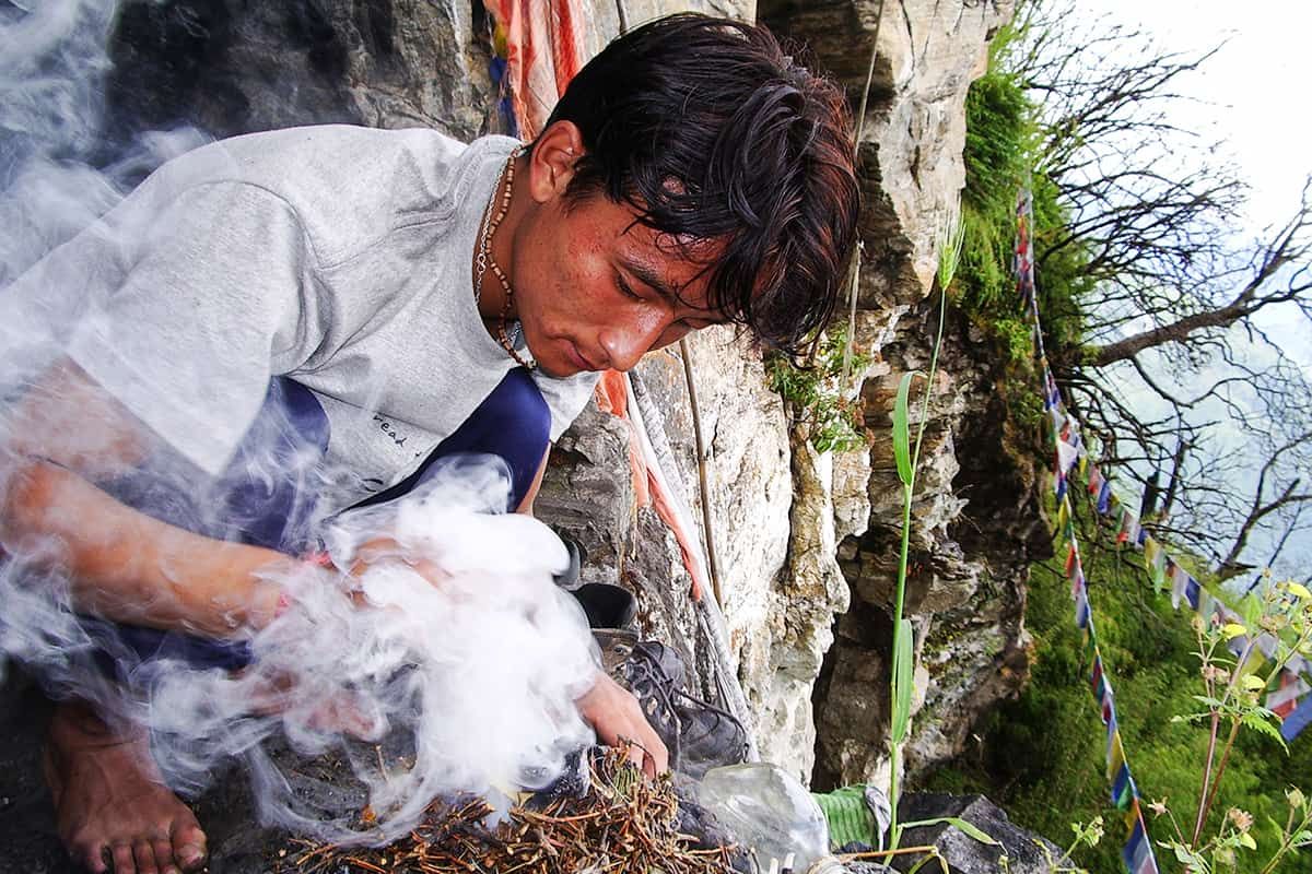 sikkim.ch | Nordostinidien und Sikkim Reisen - Bild zu Sikkim heilige Höhlen Trekking- und Wanderreise
