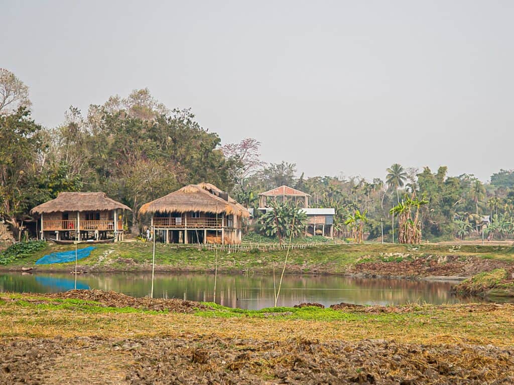 Majuli is the home of the Mishing people